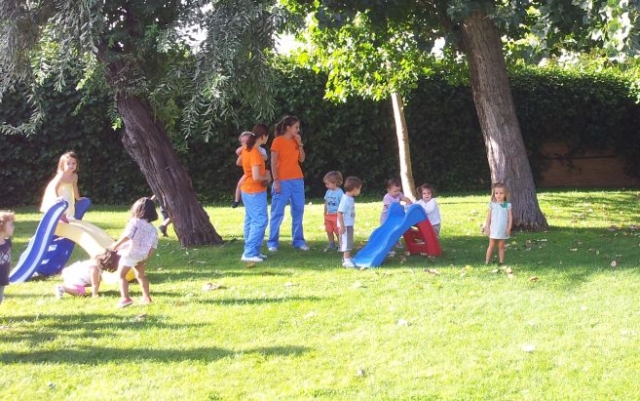 Diversion en el patio